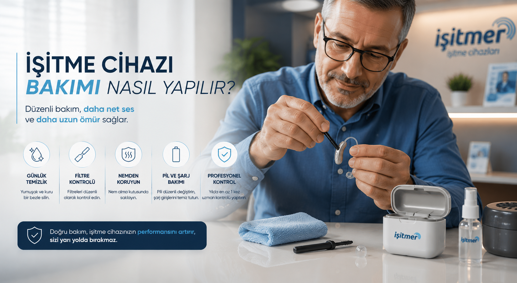 İşitme Cihazı Bakımı Nasıl Yapılır?